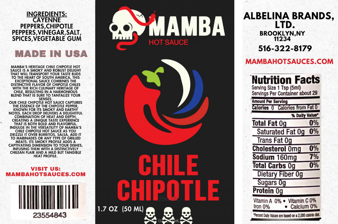 MAMBA Mini Chile Chipotle 6 Pack