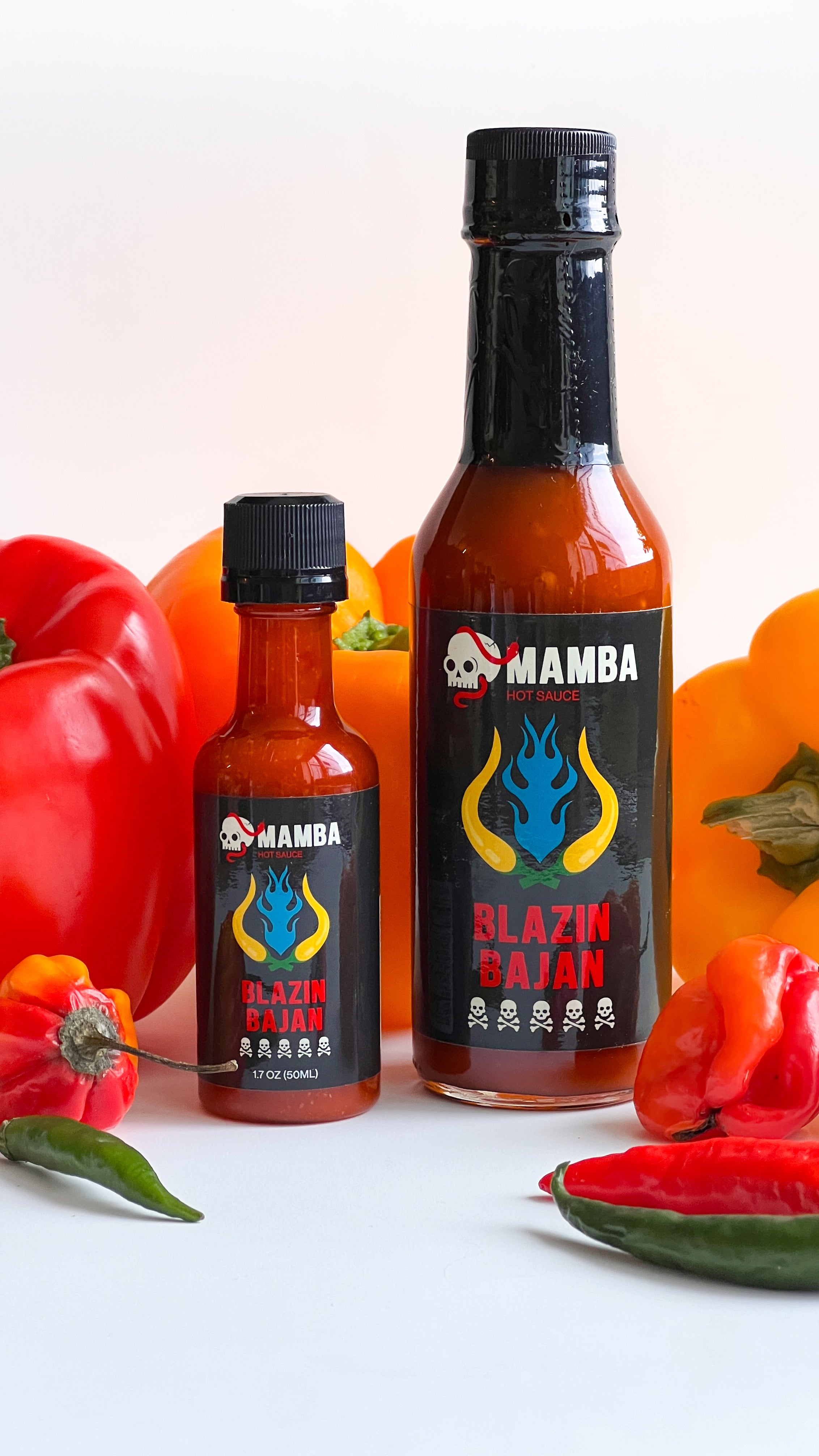 MAMBA Mini Blazin Bajan Travel Size 1.7 OZ 6 Pack