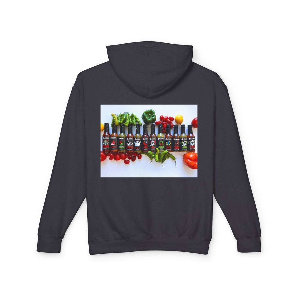 Hot Sauce Hoodie — "Mamba" Skull & Pepper Graphic Lightweight Hoodie