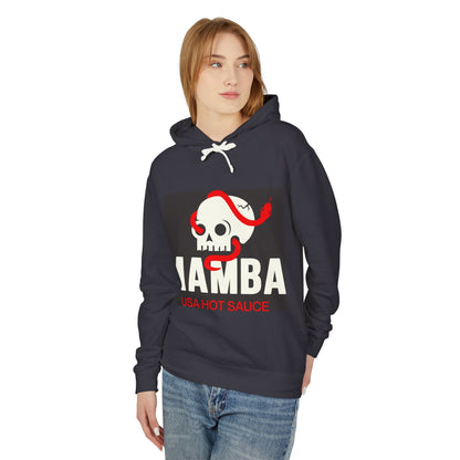 Hot Sauce Hoodie — "Mamba" Skull & Pepper Graphic Lightweight Hoodie