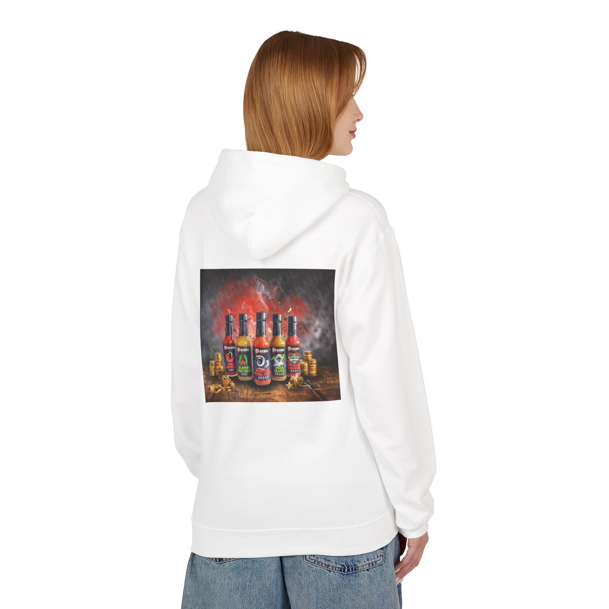 Hot Sauce Hoodie — "Mamba" Skull Hot Sauce Design