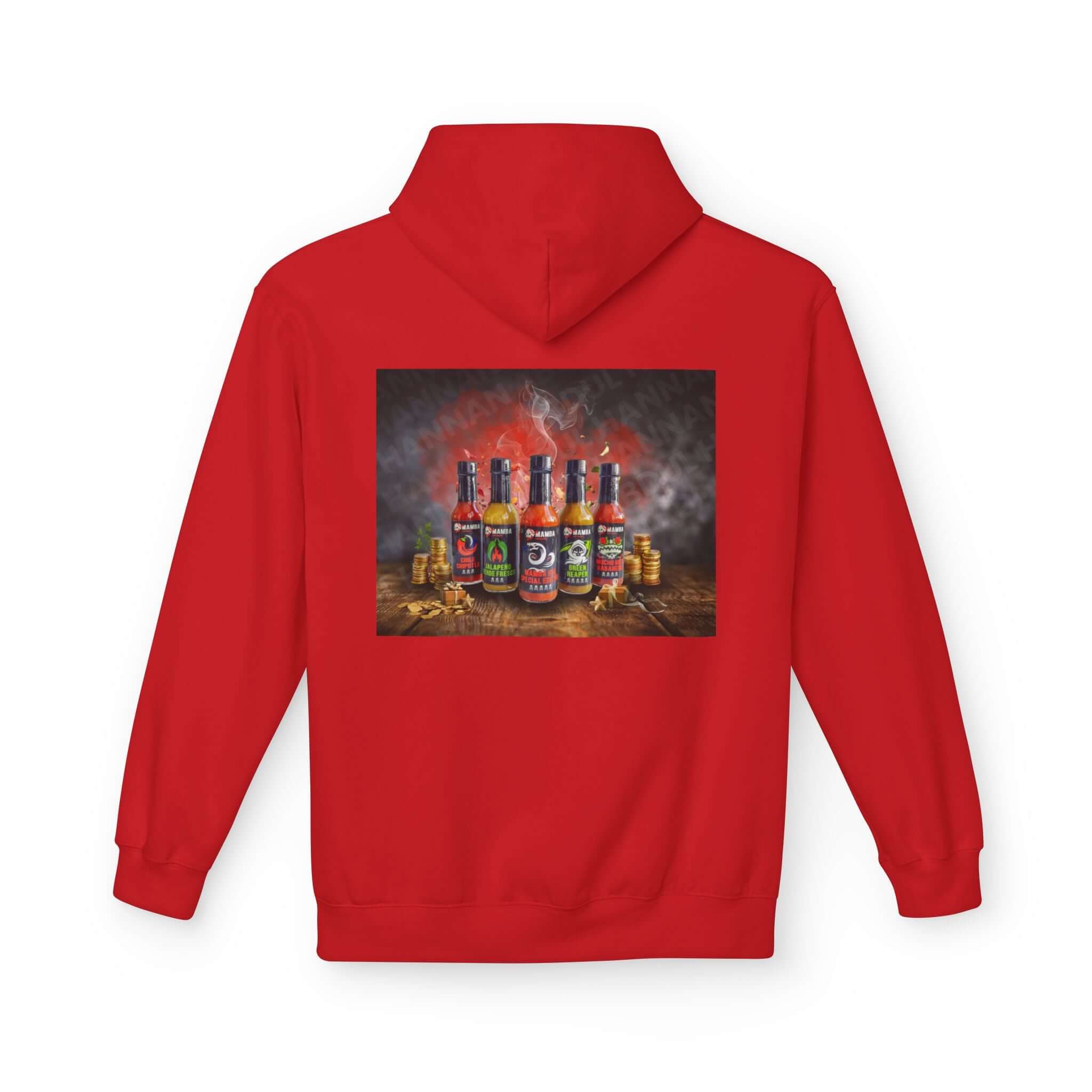 Hot Sauce Hoodie — "Mamba" Skull Hot Sauce Design