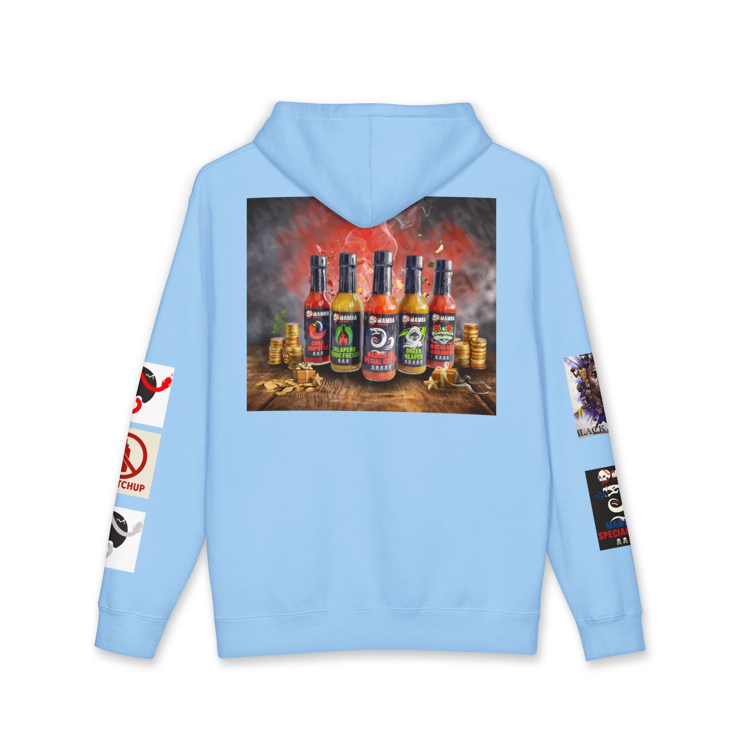 Hot Sauce Hoodie — Mamba Hot Sauce Graphic Pullover
