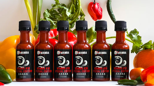 MAMBA Mini #10 Special Edition Hot Sauce 1.7 OZ 6 Pack