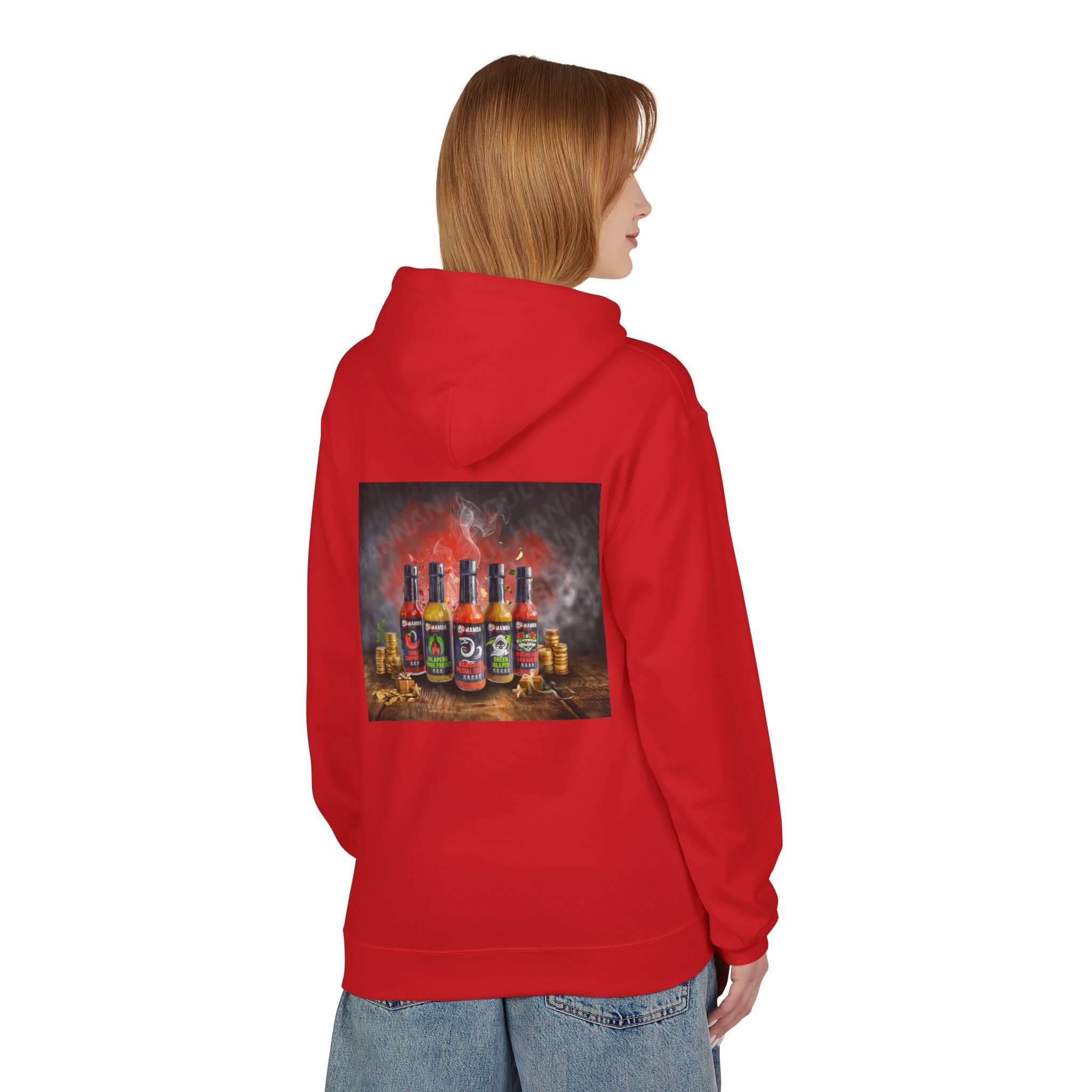 Hot Sauce Hoodie — "Mamba" Skull Hot Sauce Design