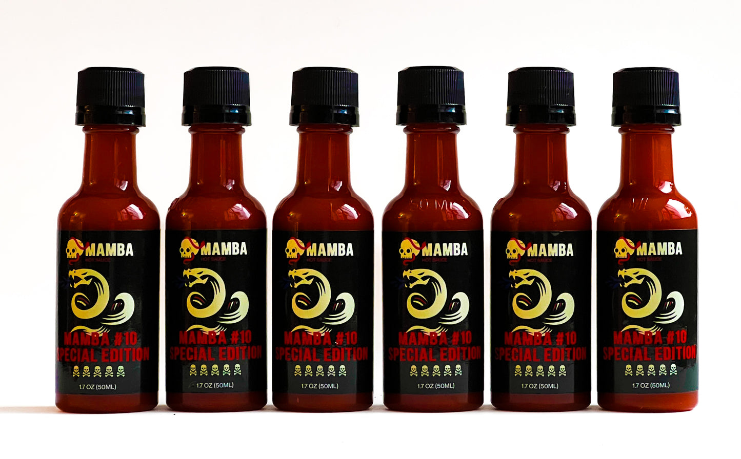 MAMBA Mini #10 Special Edition Hot Sauce 1.7 OZ 6 Pack