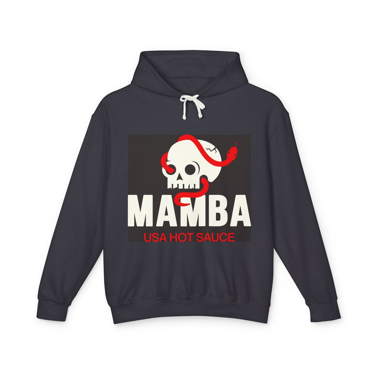Hot Sauce Hoodie — "Mamba" Skull & Pepper Graphic Lightweight Hoodie
