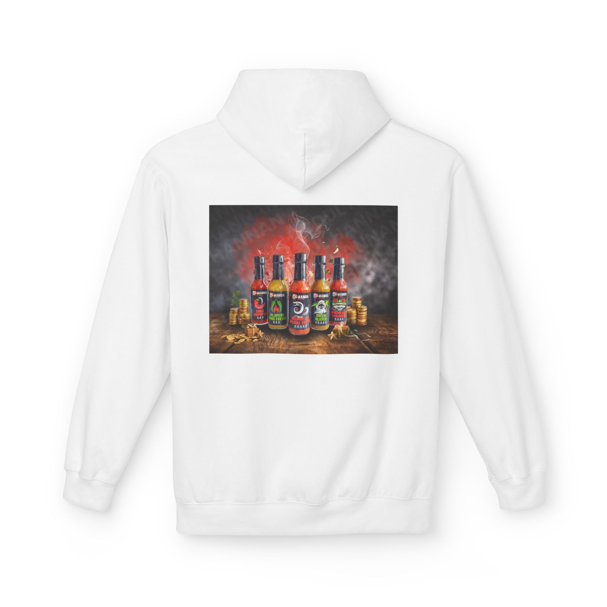 Hot Sauce Hoodie — "Mamba" Skull Hot Sauce Design