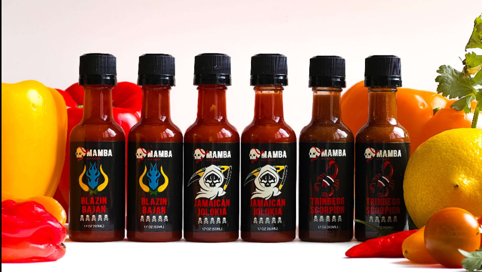 MAMBA Mini Burn Your Face Off Caribbean 6 Pack
