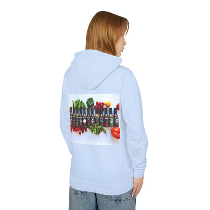 Hot Sauce Hoodie — "Mamba" Skull & Pepper Graphic Lightweight Hoodie