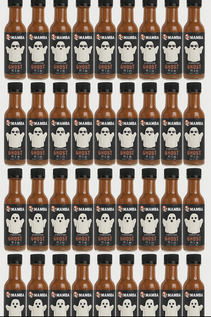 MAMBA Mini 48 pack of 1.7 OZ Individual USA Ghost Hot Sauces