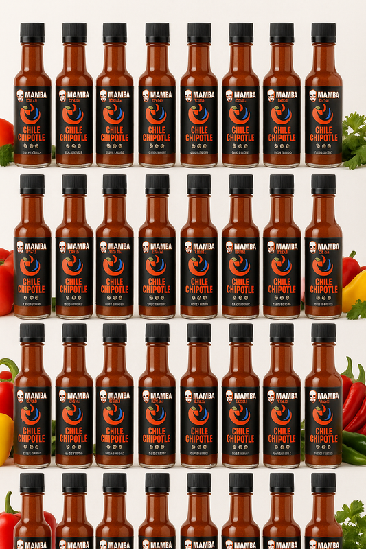 Chile Chipotle 48 Pack Mini 1.7 Ounce plastic bottles