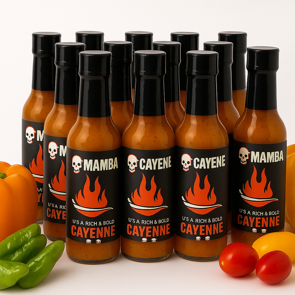 USA Rich & Bold Cayenne CasePack of 12 bottles 5 OZ each