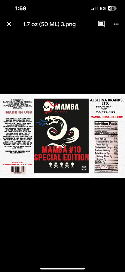 MAMBA #10 Special Edition