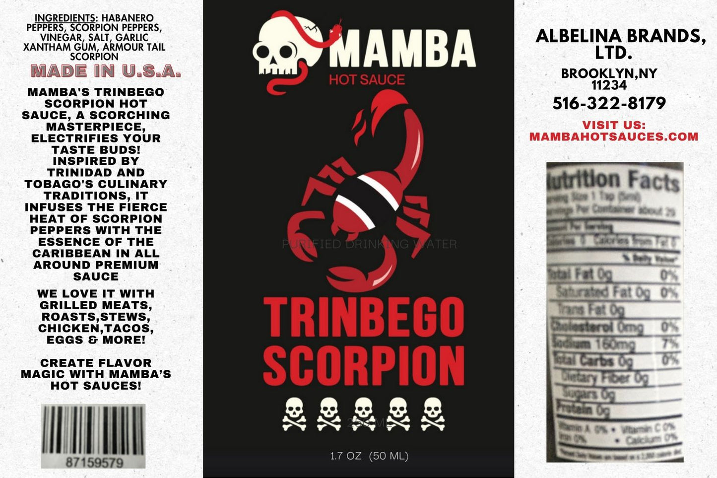 MAMBA Mini 48 Pack 1.7 OZ Trinbego Scorpion